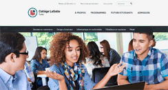Desktop Screenshot of clasalle-tunis.com